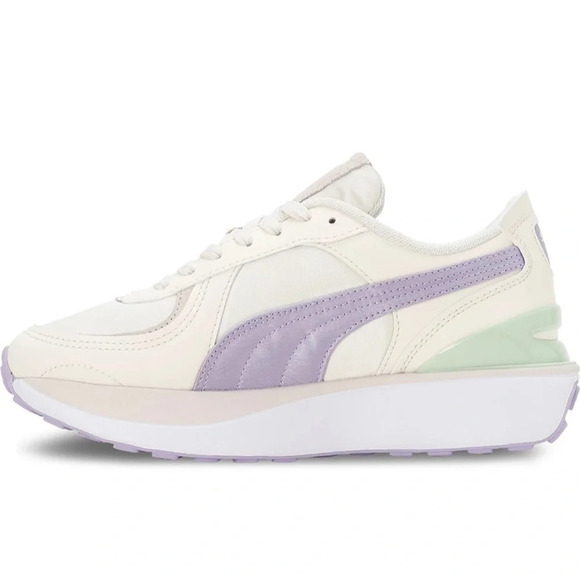 Puma Cruise Rider NU Satin Sneaker,
White + Pristine, Size US 5.5/EU 36.5, NIB - Picture 4 of 15